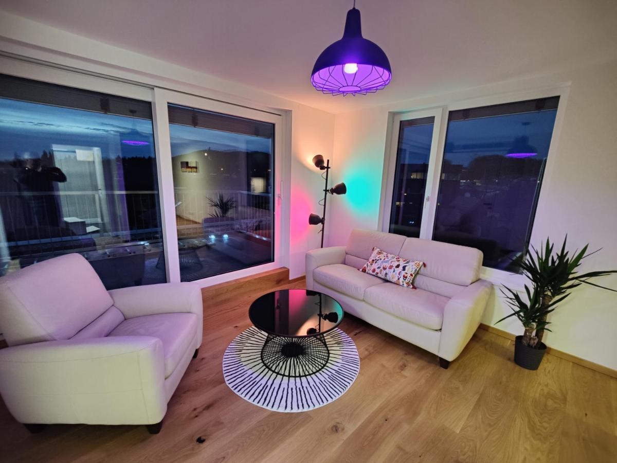 Penthouse Flat Carolina In Salzburg Stadt Exterior foto